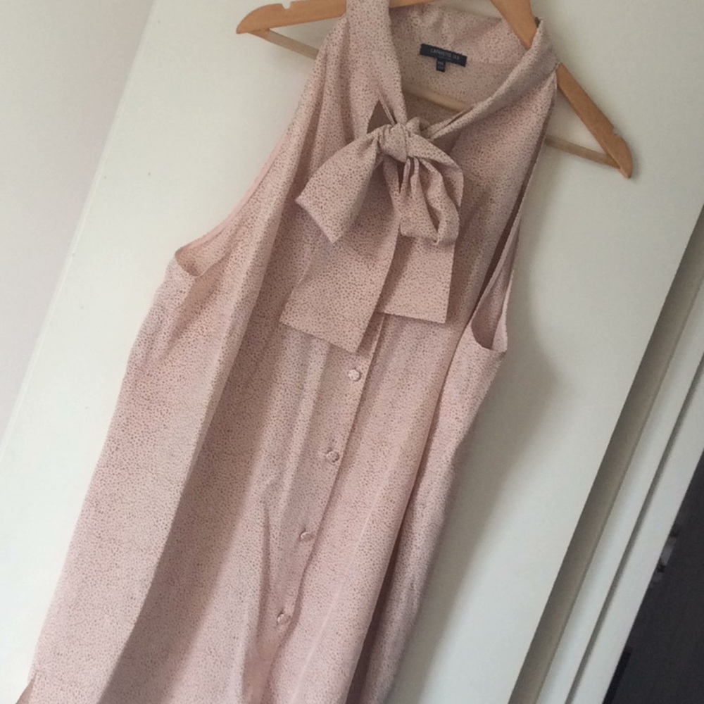 LAFAYETTE SILK BLOUSE COLOR PEACH Size XXL